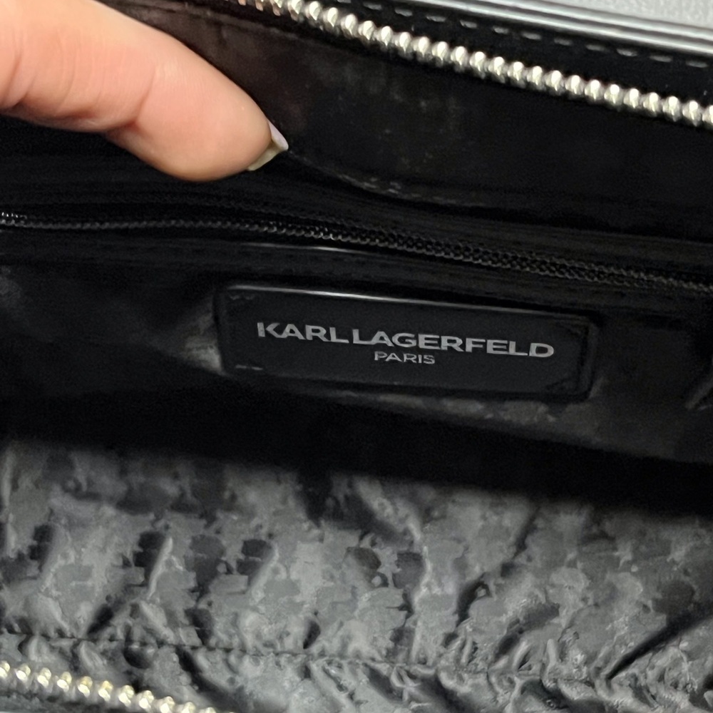 NWT Karl Lagerfeld Maybelle Satchel - Picture 7 of 13
